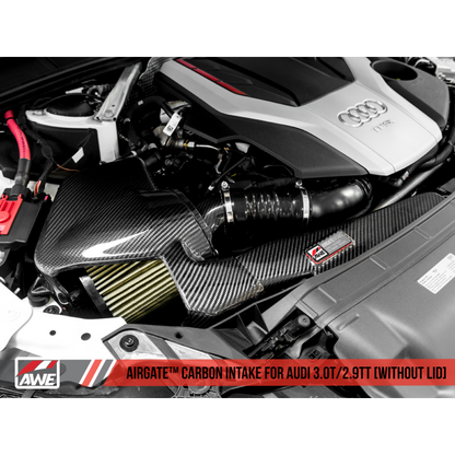 AWE Tuning Audi B9/B9.5 S4/S5/RS5 3.0T Carbon Fiber AirGate Intake w/ Lid