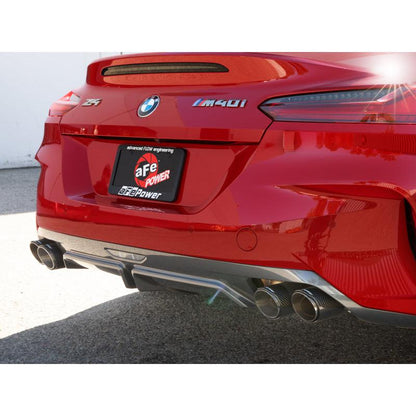 aFe 19-24 BMW Z4 M40i (G29) B58 Turbo MACH Force-Xp 3in to 2-1/2in SS CB Exhaust System - Carbon