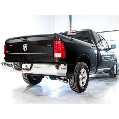 AWE Tuning 09-18 RAM 1500 5.7L (w/o Cutouts) 0FG Single Side Exit Cat-Back Exhaust - Chrome Tips