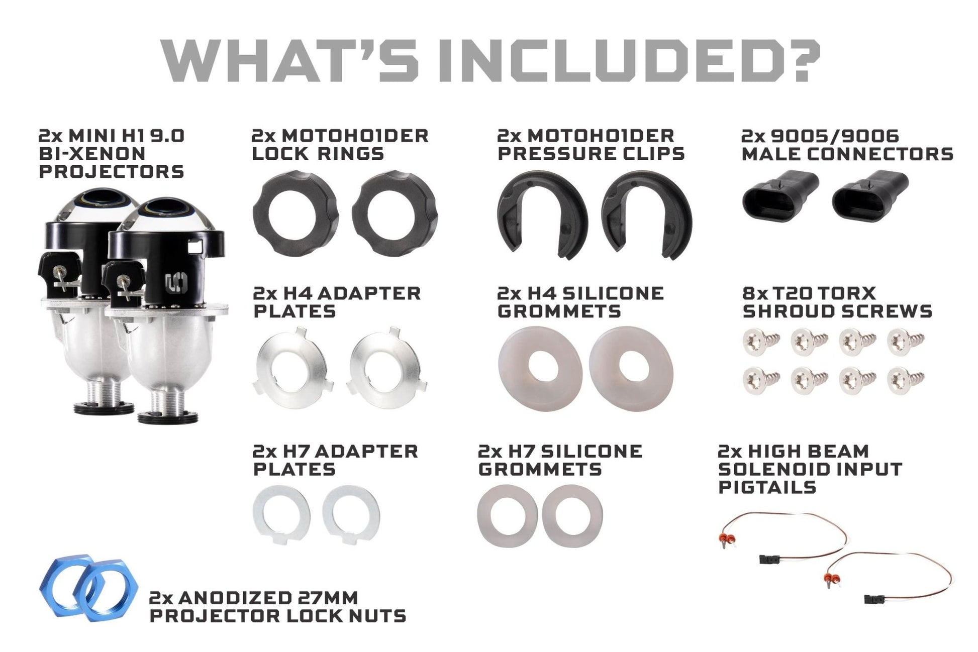 Bi - Xenon: Morimoto Mini H1 9.0 (LHD) - Projectors - Morimoto