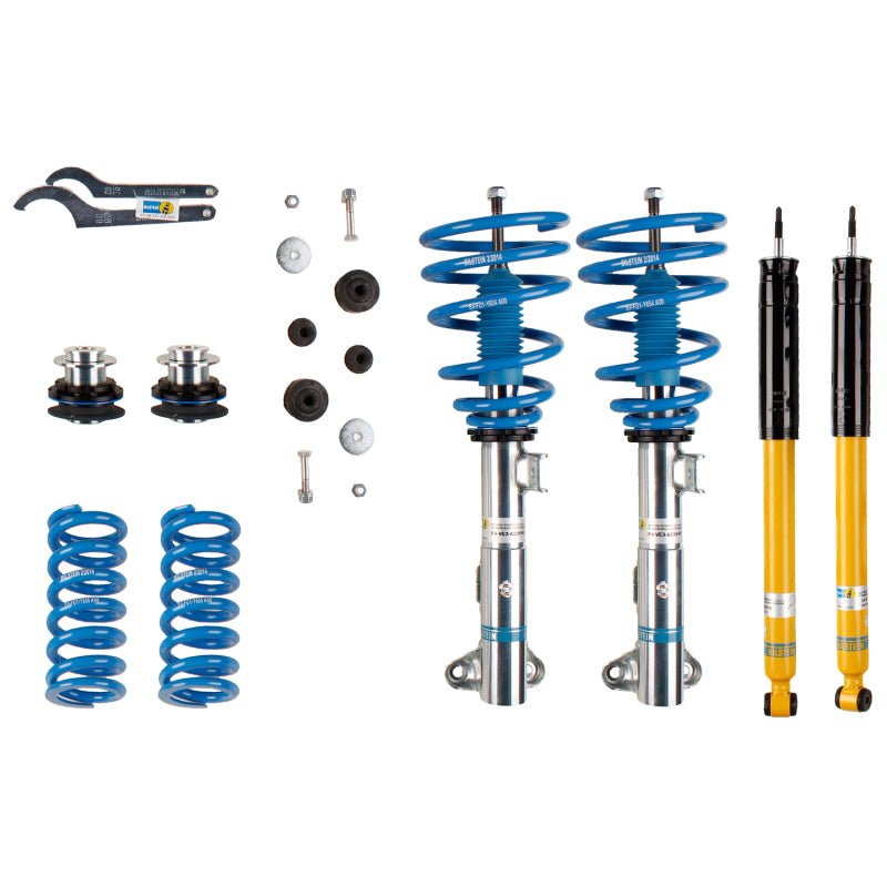Bilstein B14 2002 Mercedes-Benz C230 Kompressor Front and Rear Suspension Kit-Coilovers-Bilstein