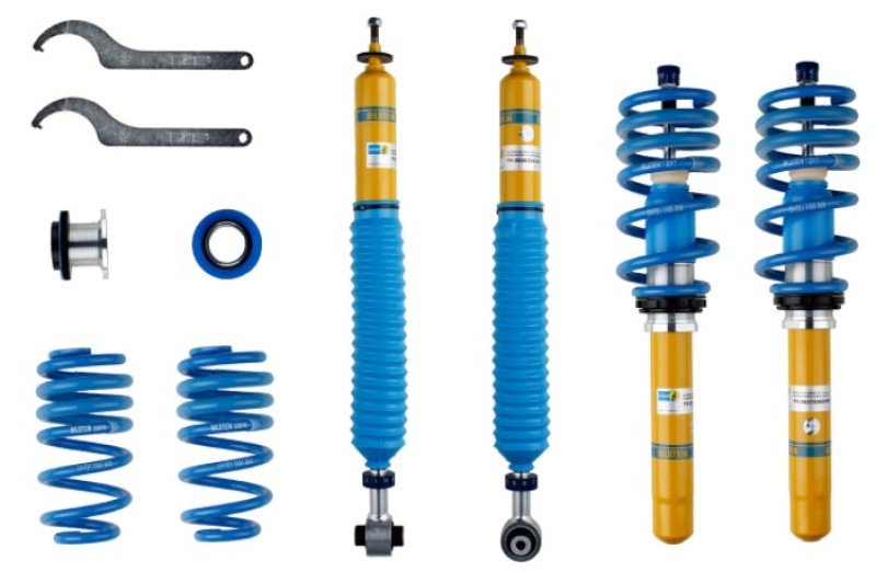 Bilstein B16 (PSS10) 17-19 Audi A4 Front and Rear Suspension Kit-Coilovers-Bilstein