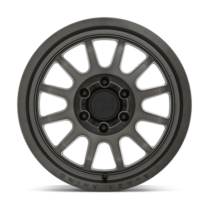 Black Rhino RAPID Matte Brushed Gunmetal 17x9 +12 6x114.3mm 76.1mm