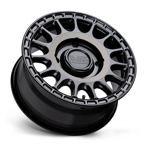 Black Rhino SANDSTORM UTV Semi Gloss Black W/ Mach Tint 15x7 +36 4x137mm 106.1mm