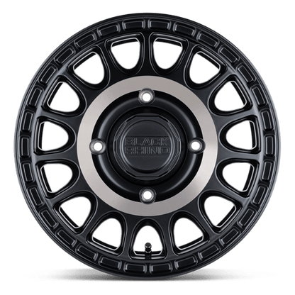 Black Rhino SANDSTORM UTV Semi Gloss Black W/ Mach Tint 15x7 +36 4x137mm 106.1mm
