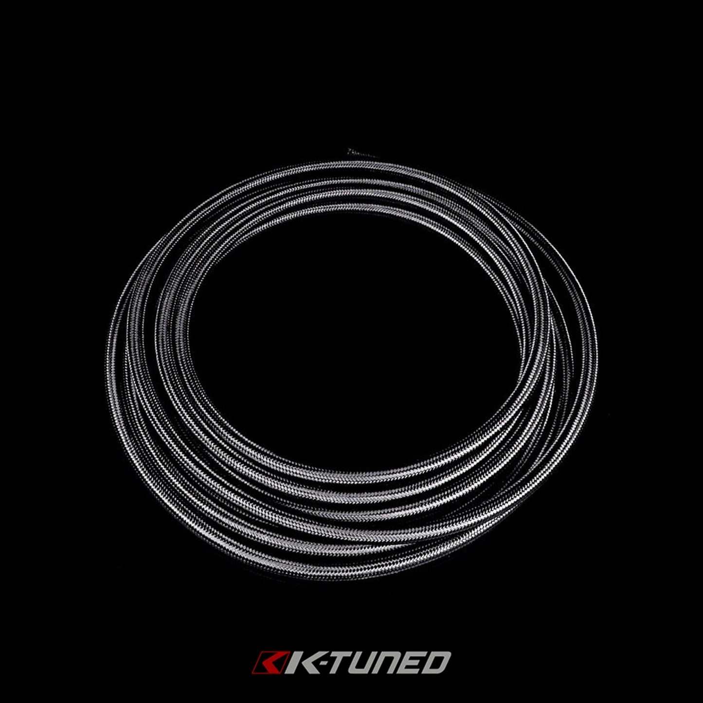 Black Braided AN Hose (Standard Rubber - Sold by the foot)
