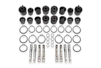 BMR 06-13 Chevrolet Corvette (C6) Z06/ZR1 Front & Rear Control Arm Bearing Kit - Black Anodized-Bushing Kits-BMR Suspension
