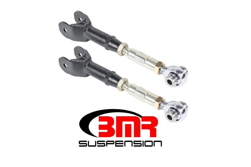 BMR 16-17 6th Gen Camaro Upper Trailing Arms w/ On-Car Adj. Rod Ends - Black Hammertone-Suspension Arms & Components-BMR Suspension