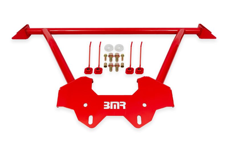 BMR 68-72 Chevrolet Monte Carlo (A-Body) Front Chassis Reinforcement Brace - Red-Chassis Bracing-BMR Suspension