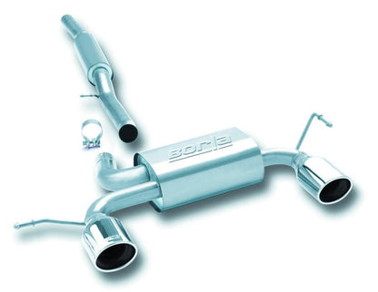 Borla 01-06 Audi TT Quattro 1.8T 225HP MT AWD 2dr Single Split Rear Exit SS Catback Exhaust-Catback-Borla