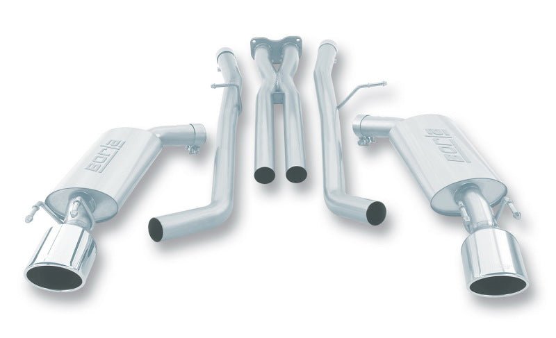 Borla 05-06 Pontiac GTO Coupe 2dr 6.0L 8cyl AT/MT 4spd/6spd RWD SS Catback Exhaust w/ inXin Pipe-Catback-Borla