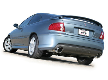 Borla 05-06 Pontiac GTO Coupe 2dr 6.0L 8cyl AT/MT 4spd/6spd RWD SS Catback Exhaust w/ inXin Pipe-Catback-Borla