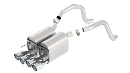 Borla 05-08 Chevrolet Corvette Coupe/Conv 6.0L/6.2L 8cyl Aggressive ATAK Exhaust (rear section only)-Catback-Borla