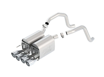 Borla 05-08 Chevrolet Corvette Coupe/Conv 6.0L/6.2L 8cyl Aggressive ATAK Exhaust (rear section only)-Catback-Borla