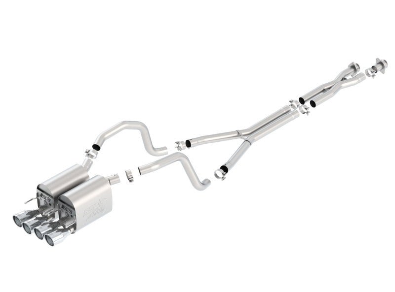Borla 05-08 Chevrolet Corvette Coupe/Convertible 2dr 6.2L 8cyl AT/MT 6spd ATAK SS Catback Exhaust-Catback-Borla