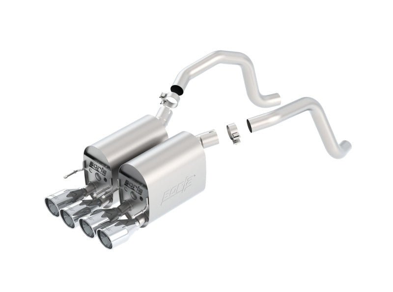Borla 05-08 Corvette Coupe/Conv 6.0L/6.2L 8cyl 6spd RWD Touring SS Exhaust (rear section only)-Axle Back-Borla