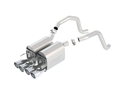 Borla 05-08 Corvette Coupe/Conv 6.0L/6.2L 8cyl 6spd RWD Touring SS Exhaust (rear section only)-Axle Back-Borla
