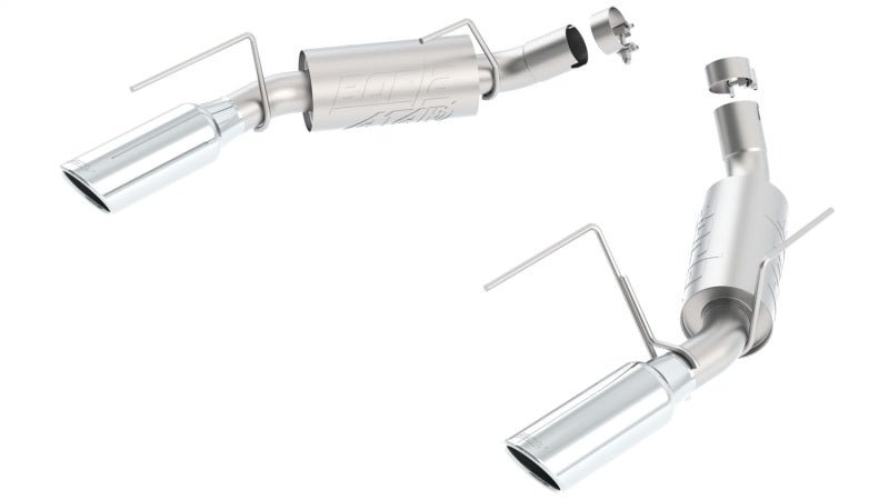 Borla 05-09 Mustang GT/Bullitt 4.6L 8cyl Aggressive ATAK Exhaust (rear section only)-Catback-Borla