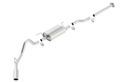 Borla 05-12 Toyota Tacoma 4.0L AT/MT 2/4WD CC/SH EC/LB 2&4Dr Catback Exhaust-Catback-Borla