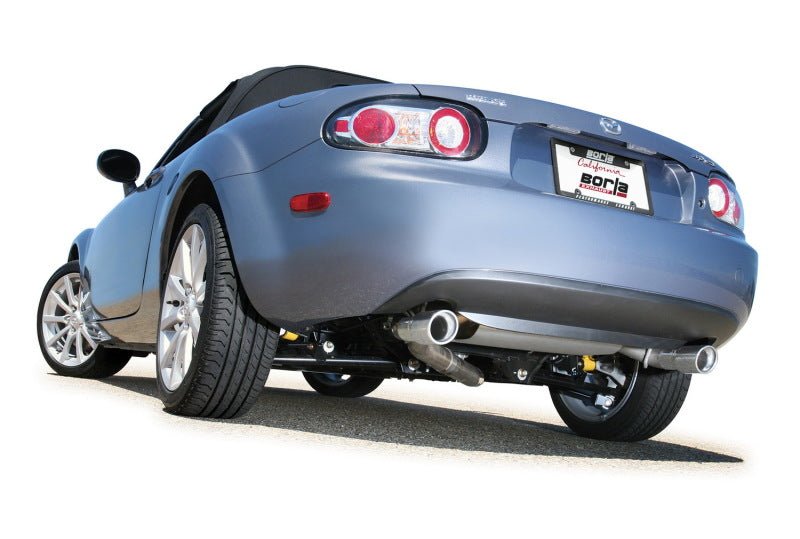 Borla 06-14 Mazda MX-5 Miata 2.0L RWD Twin-Tip Cat Back Exhaust-Catback-Borla