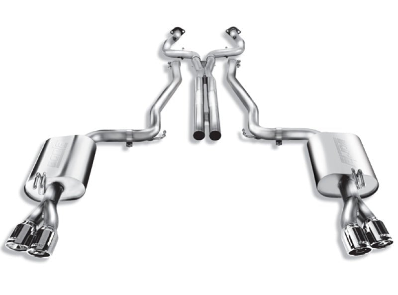 Borla 08-09 Pontiac G8/GT 6.0L 8cyl SS Catback Exhaust w/ X Pipe-Catback-Borla