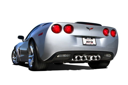 Borla 09-12 Chevy Corvette C6 Coupe/Convertible 6.2L 8cyl Aggressive ATAK Exhaust-Catback-Borla