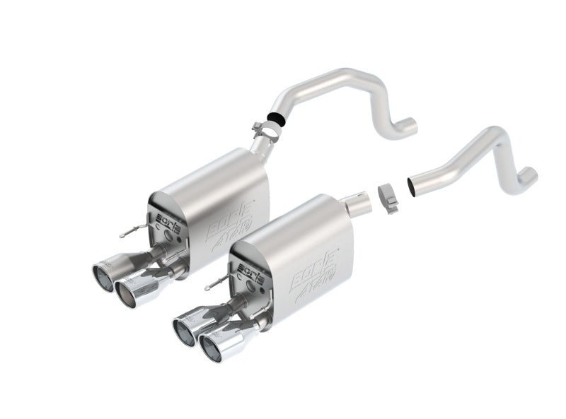 Borla 09-12 Chevy Corvette C6 Coupe/Convertible 6.2L 8cyl Aggressive ATAK Exhaust-Catback-Borla