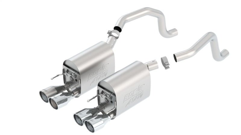 Borla 09-12 Chevy Corvette C6 Coupe/Convertible 6.2L 8cyl Aggressive ATAK Exhaust-Catback-Borla