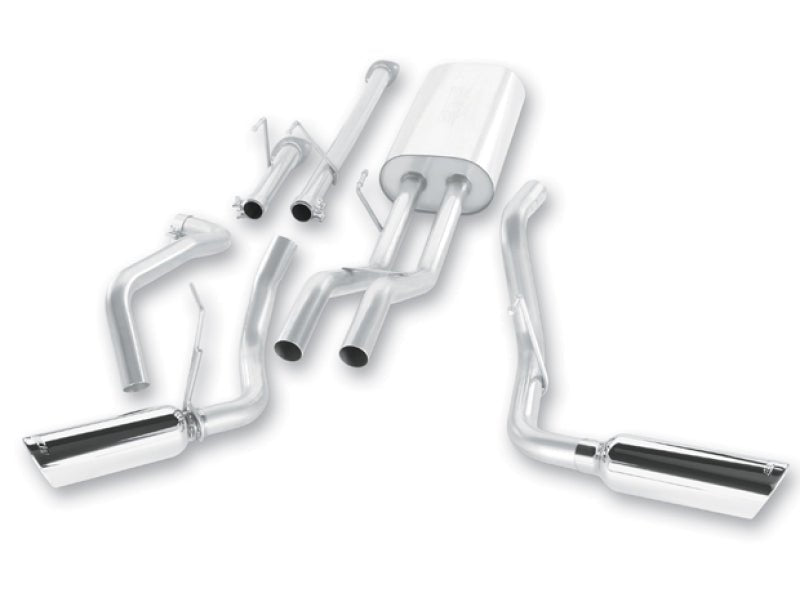 Borla 09-15 Toyota Tundra 4.6L / 5.7L V8 Crew Max / Double Cab SS Dual Split Catback Exhaust-Catback-Borla