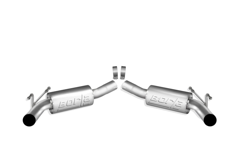 Borla 10-11 Chevy Camaro SS Coupe/Convertible 6.2L 8cyl SS S-Type Exhaust (REAR SECTION ONLY)-Axle Back-Borla