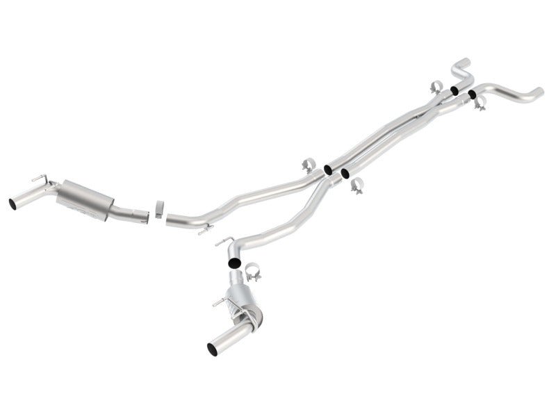 Borla 10-13 Chevy Camaro SS 6.2L V8 ATAK Catback Exhaust Incl. X Pipe works w/GFX Package-Catback-Borla