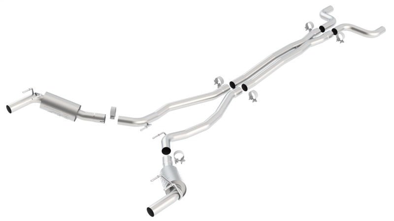 Borla 10-13 Chevy Camaro SS 6.2L V8 ATAK Catback Exhaust Incl. X Pipe works w/GFX Package-Catback-Borla
