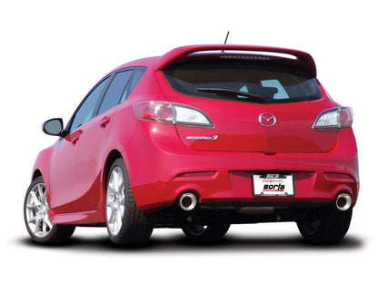Borla 10-13 Mazda 3/Mazdaspeed 3 2.5L/2.3L Turbo FEW MT Hatchback SS Exhaust (rear section only)-Axle Back-Borla
