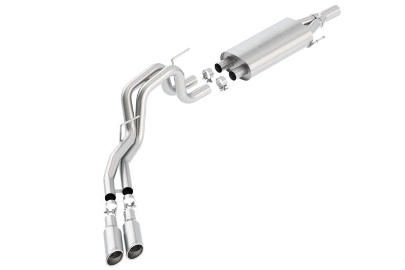 Borla 10-14 Ford F-150 SVT Raptor 6.2L-8cyl SS Catback Exhaust-Catback-Borla
