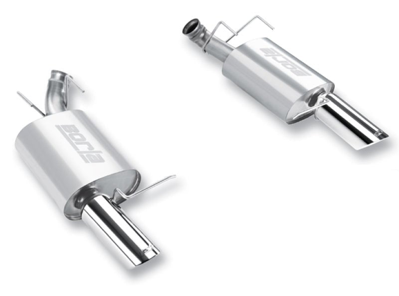 Borla 11-12 Ford Mustang GT 5.0L 8cyl 6spd RWD S-Type Exhaust (rear section only)-Axle Back-Borla