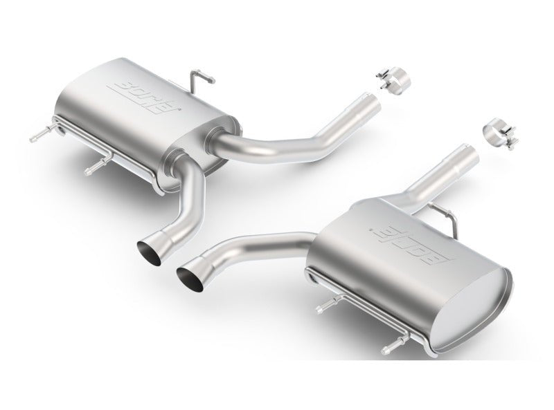 Borla 11-14 CTS Coupe V6 3.6L AT RWD/AWD Dual Ctr Rear Exit Touring Exhaust (REAR SECTION ONLY)-Axle Back-Borla