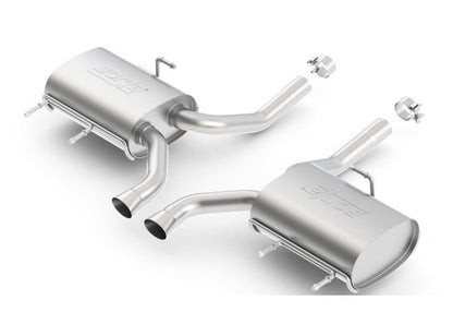 Borla 11-14 CTS Coupe V6 3.6L AT RWD/AWD Dual Ctr Rear Exit Touring Exhaust (REAR SECTION ONLY)-Axle Back-Borla