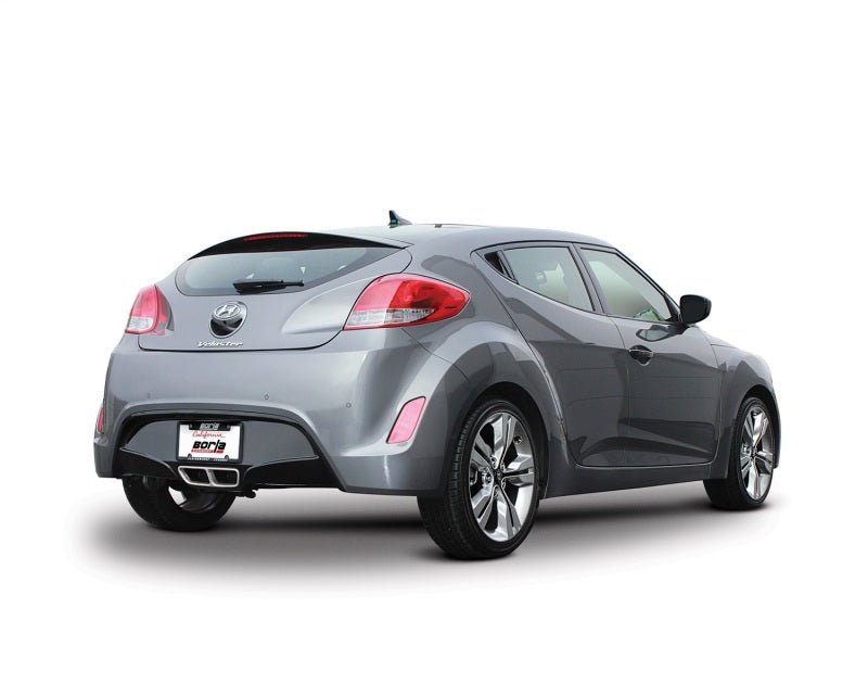 Borla 12-14 Veloster 1.6L AT/MT FWD 2dr 2.25in No Tips SS Exhaust (rear section only)-Axle Back-Borla