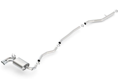 Borla 12-15 BMW 328i Sedan 2.0L AT/MT RWD Dual Left Rear Exit Catback Exhaust-Catback-Borla