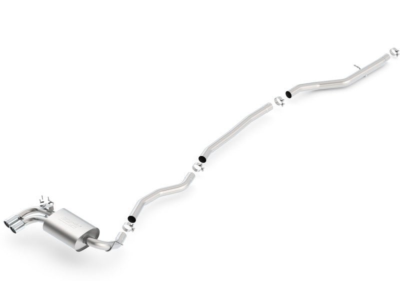 Borla 12-15 BMW 328i Sedan 2.0L AT/MT RWD Dual Left Rear Exit Catback Exhaust-Catback-Borla