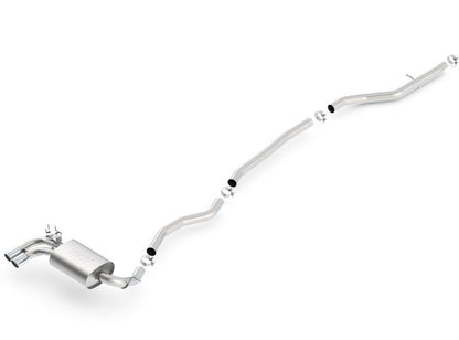 Borla 12-15 BMW 328i Sedan 2.0L AT/MT RWD Dual Left Rear Exit Catback Exhaust-Catback-Borla