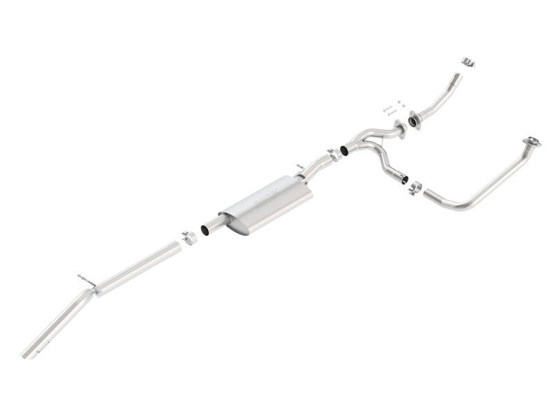 Borla 12-15 Jeep Wrangler 3.6L V6 Auto/Manual Trans Turndown Tip Dual Left Rear Exit Exhaust-Catback-Borla