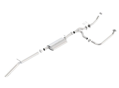 Borla 12-15 Jeep Wrangler 3.6L V6 Auto/Manual Trans Turndown Tip Dual Left Rear Exit Exhaust-Catback-Borla