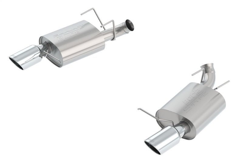Borla 13-14 Mustang GT/Boss 302 5.0L V8 RWD Single Split Rr Exit S-Type Exhaust (rear section only)-Axle Back-Borla