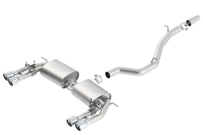 Borla 13-15 Audi S3 S-Type Dual Round Rolled Catback Exhaust-Catback-Borla