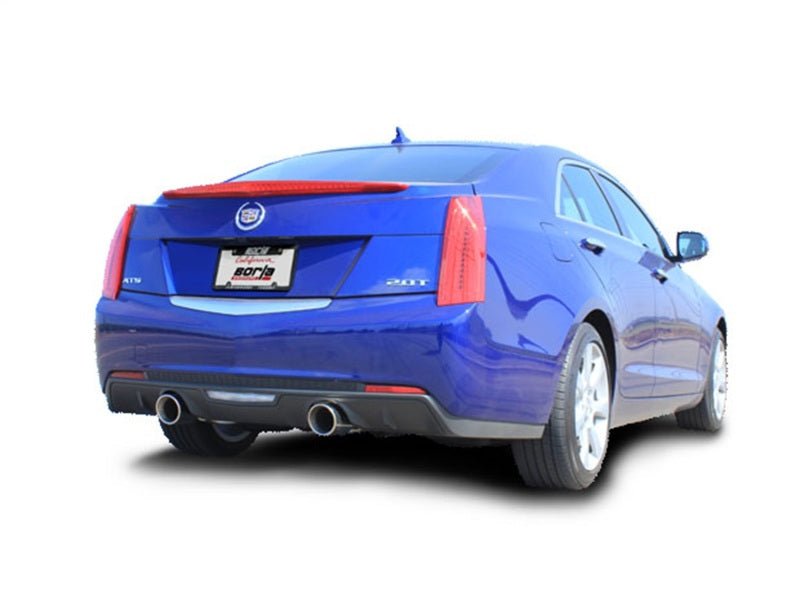Borla 13-15 Cadillac ATS 2.0L AT RWD 4Dr Single Split Rear Exit Exhaust (Rear Section)-Axle Back-Borla