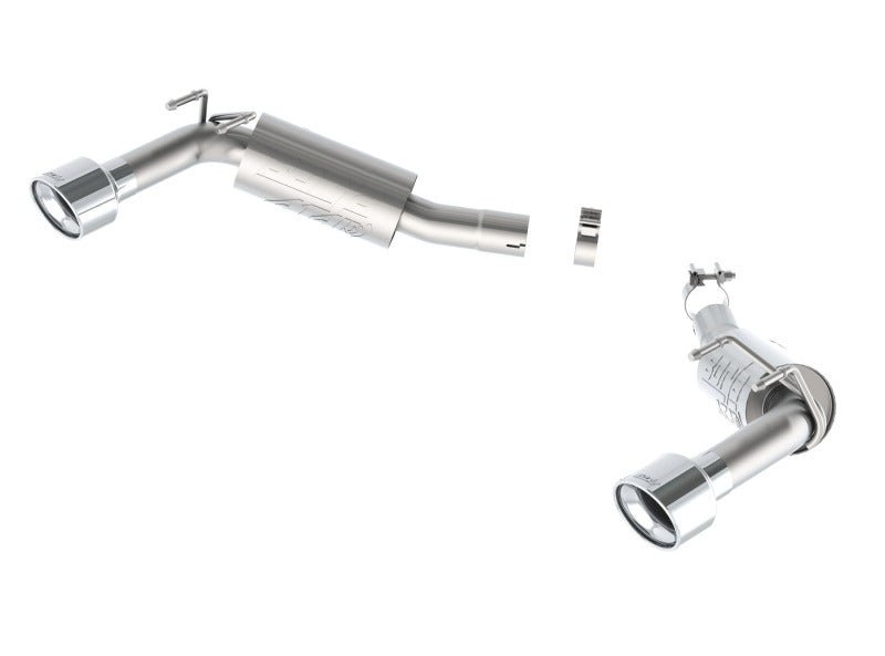 Borla 14-15 Camaro SS 6.2L V8 RWD Single Split Rr Exit ATAK Exhaust (rear section only)-Catback-Borla