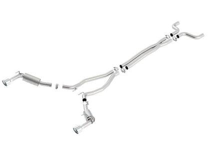 Borla 14-15 Chevy Camaro SS 6.2L V8 Single Split Rear Exit ATAK Catback Exhaust-Catback-Borla