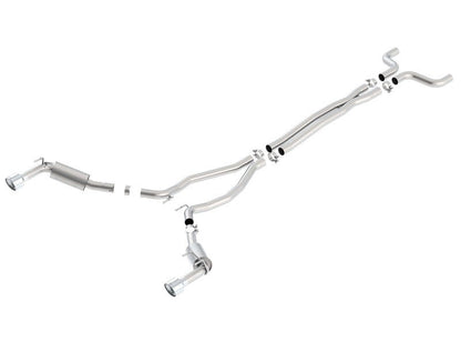 Borla 14-15 Chevy Camaro SS 6.2L V8 Single Split Rear Exit S-Type Catback Exhaust-Catback-Borla