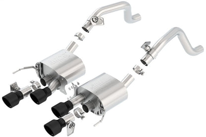 Borla 14-18 C7 Corvette Stingray Axle-Back ATAK Exhaust 2.75in To Muffler Dual 2.75in Out 4.25in Tip-Axle Back-Borla